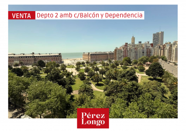 DEPARTAMENTO DE 2 AMBIENTES CON DEPENDENCIA Y BALCON